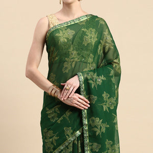 green-floral-foil-printed-zomato-saree