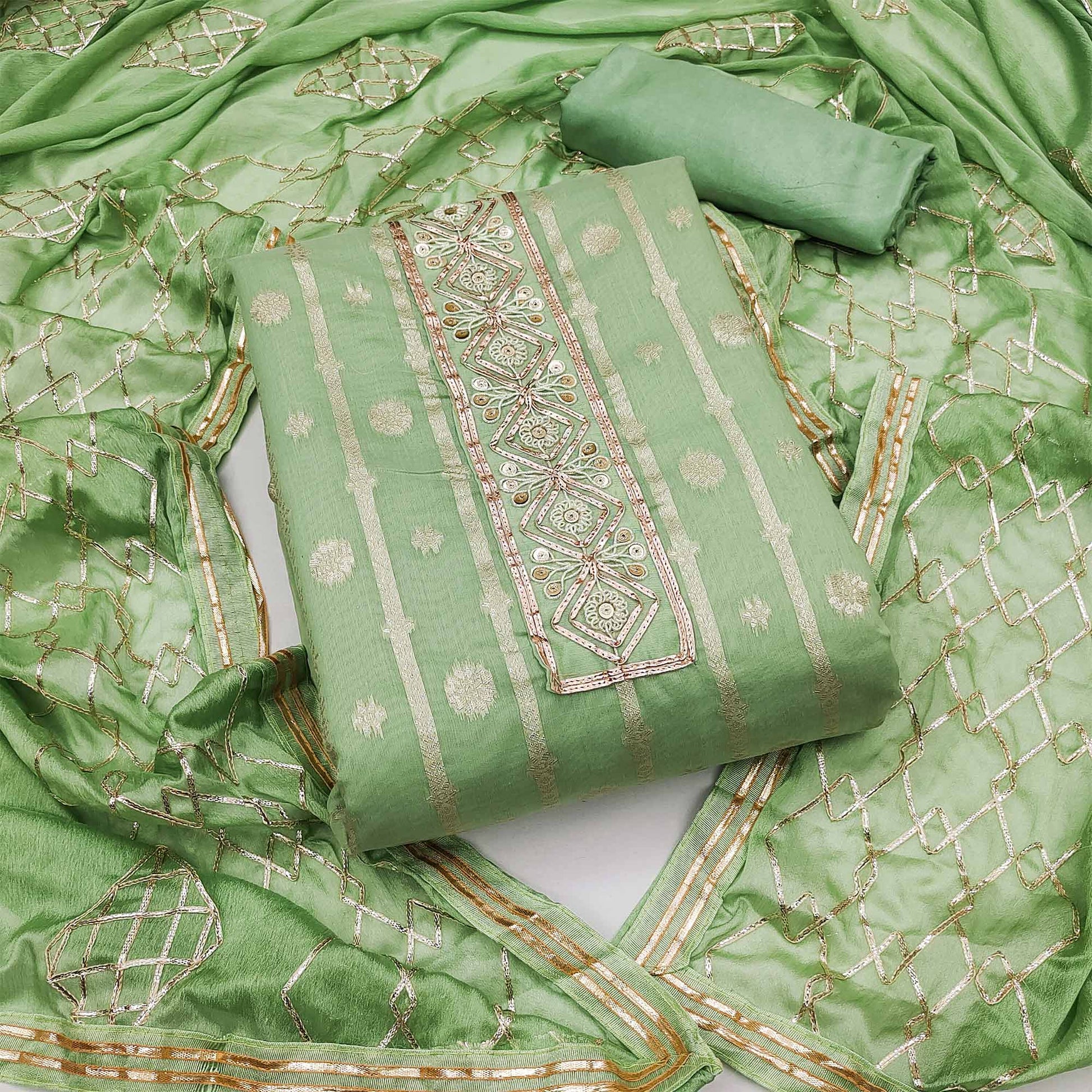 22-green-floral-woven-banarasi-silk-dress-material