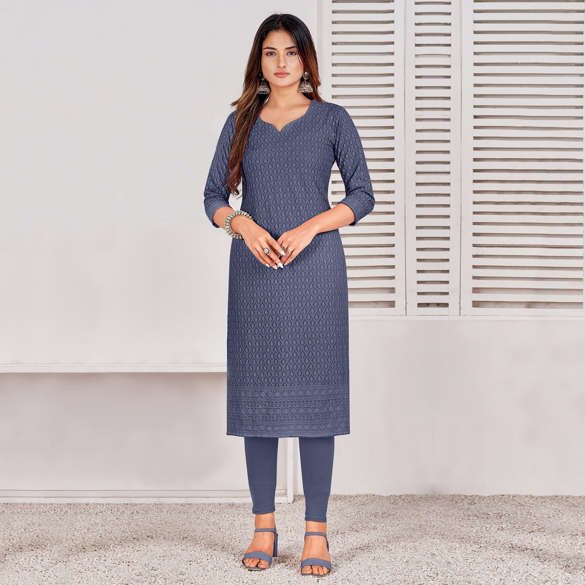 grey-lucknowi-chikankari-rayon-kurti