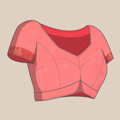 Gajari Woven Organza Saree