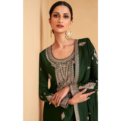 green-embroidered-art-silk-palazzo-suit