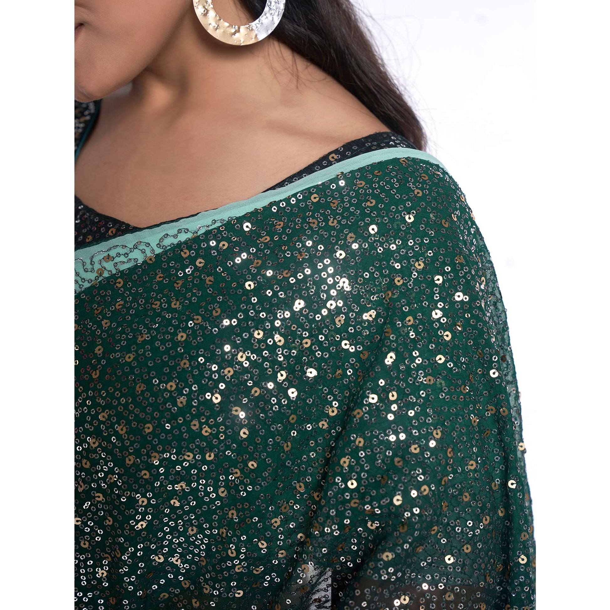 green-sequins-embroidered-georgette-saree-2