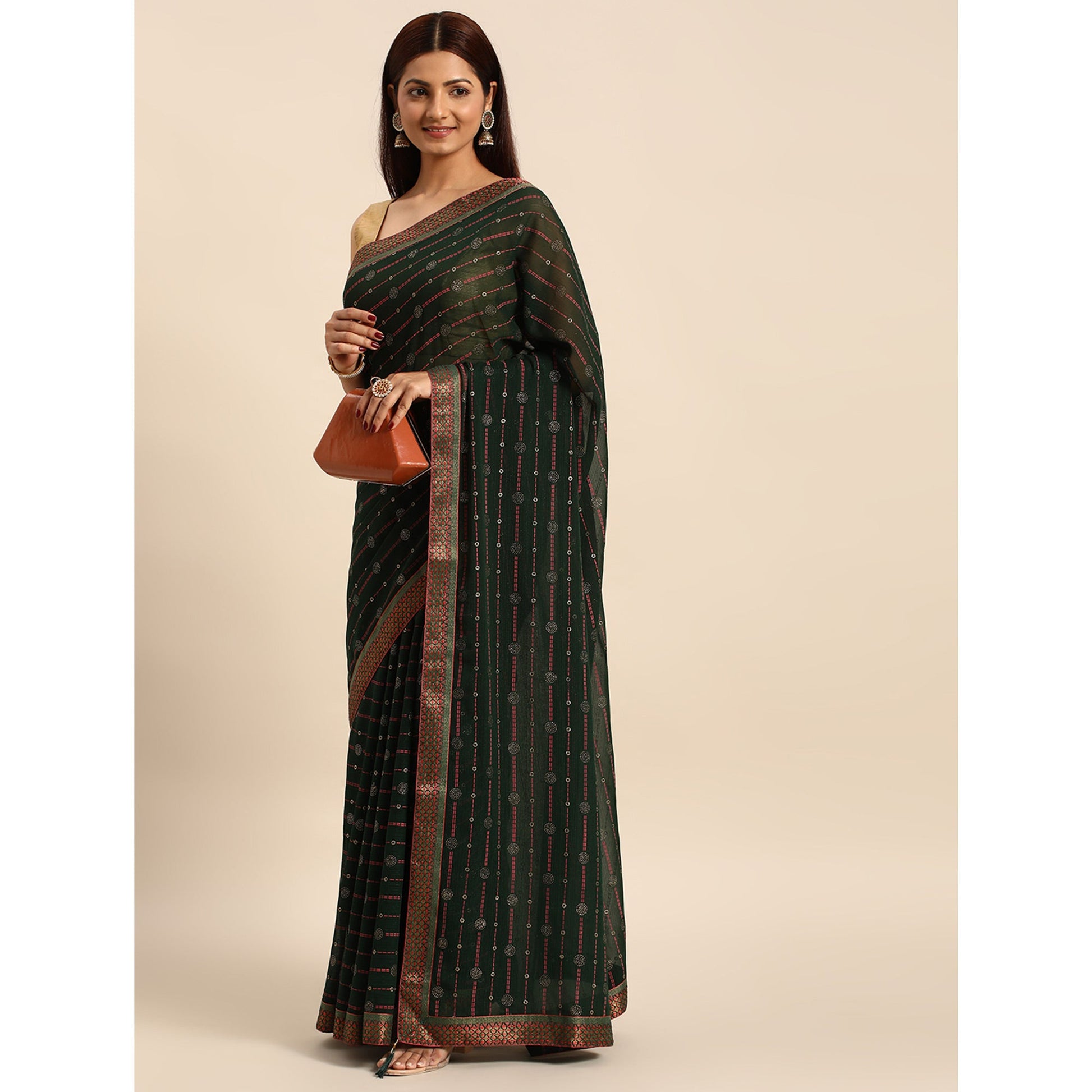 green-foil-printed-zomato-saree