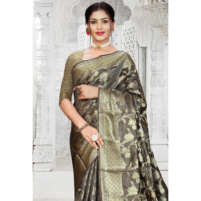20grey-floral-woven-organza-saree-with-tassels