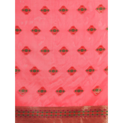 Gajari Woven Organza Saree