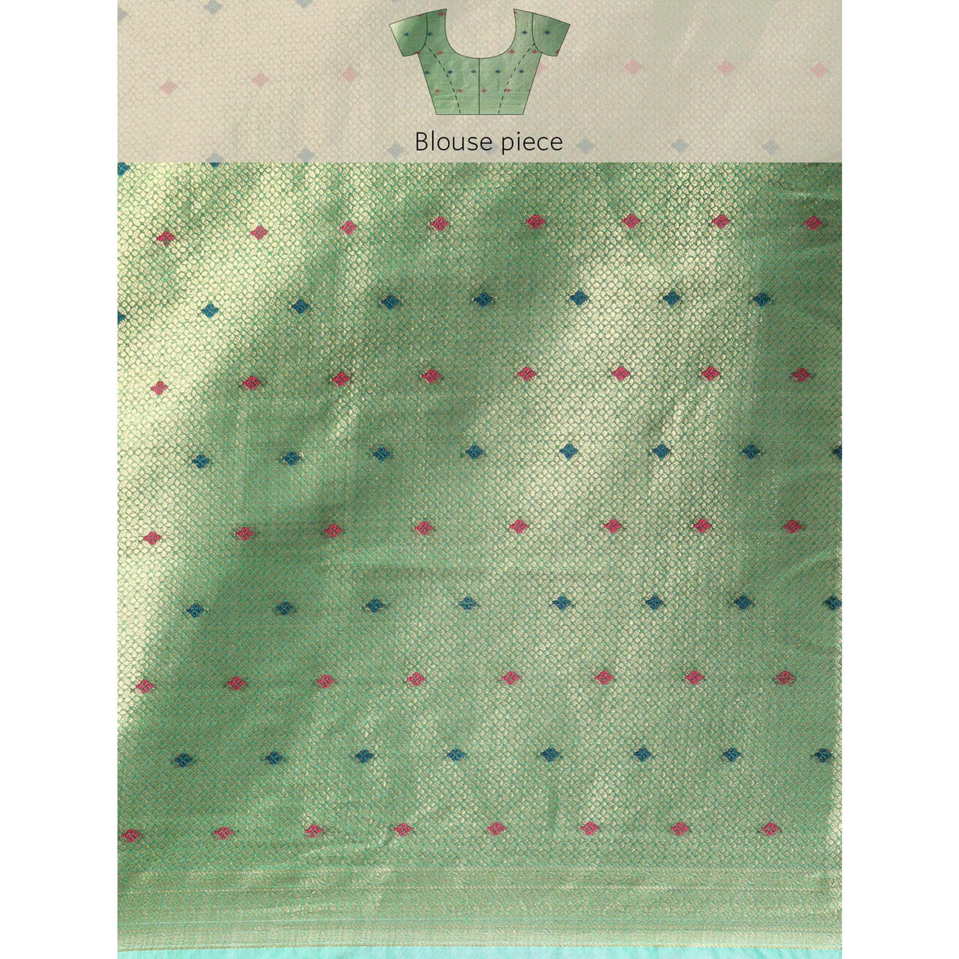 green-floral-woven-organza-silk-saree-1