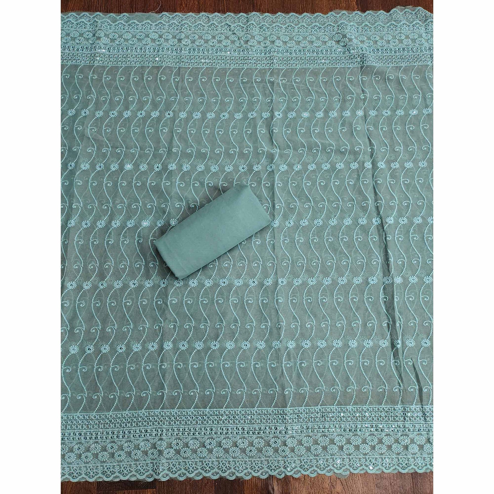 grey-lucknowi-embroidered-georgette-suit
