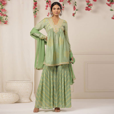 green-printed-with-embroidered-chiffon-sharara-suit