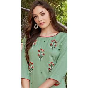 green-embroidered-rayon-kurti-1