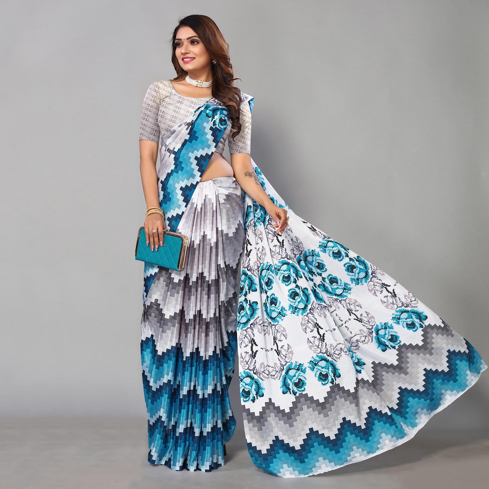 b-grey-blue-digital-printed-chiffon-saree