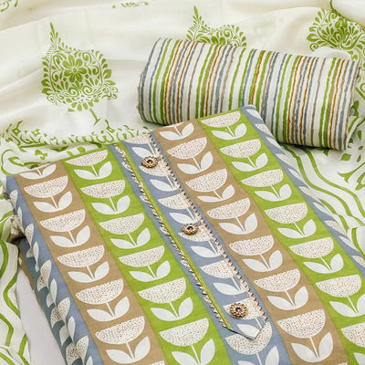 green-printed-poly-cotton-dress-material