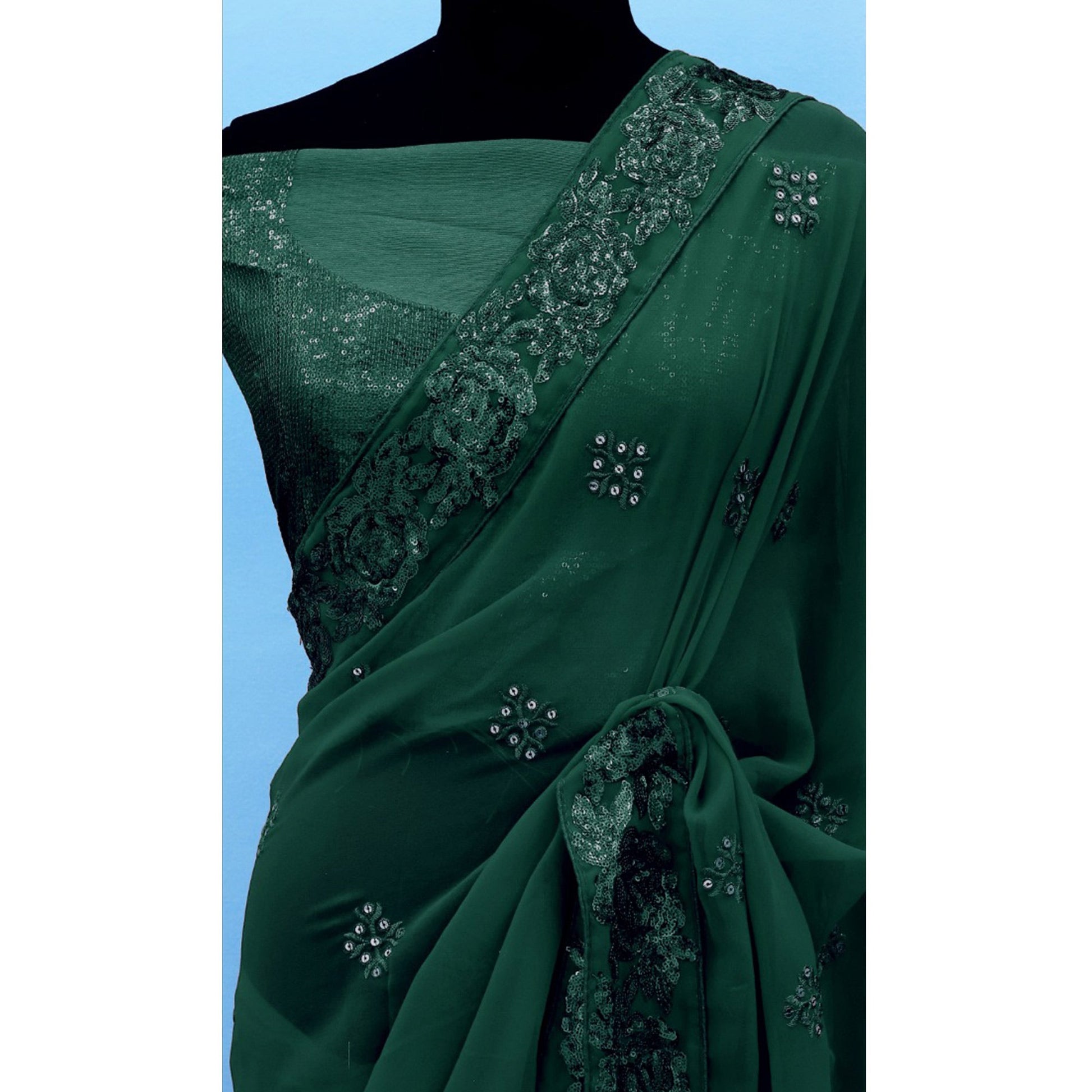 green-sequence-emroidered-georgette-saree