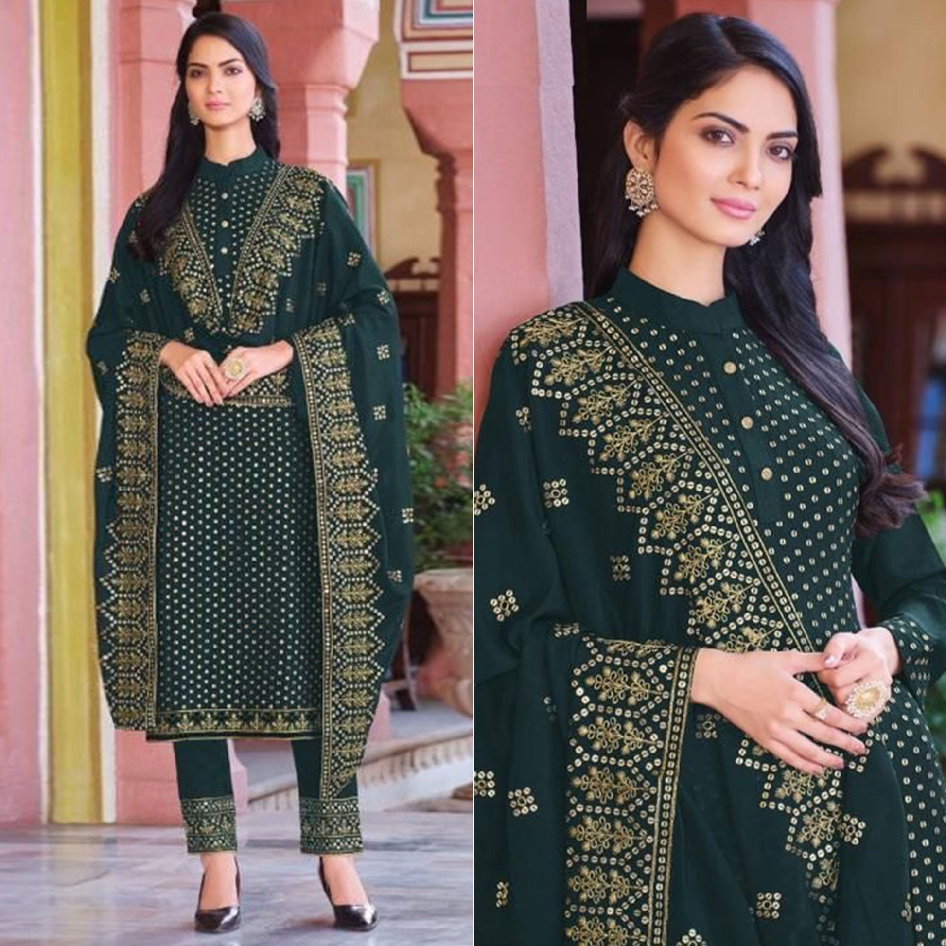 green-embroidered-georgette-salwar-suit
