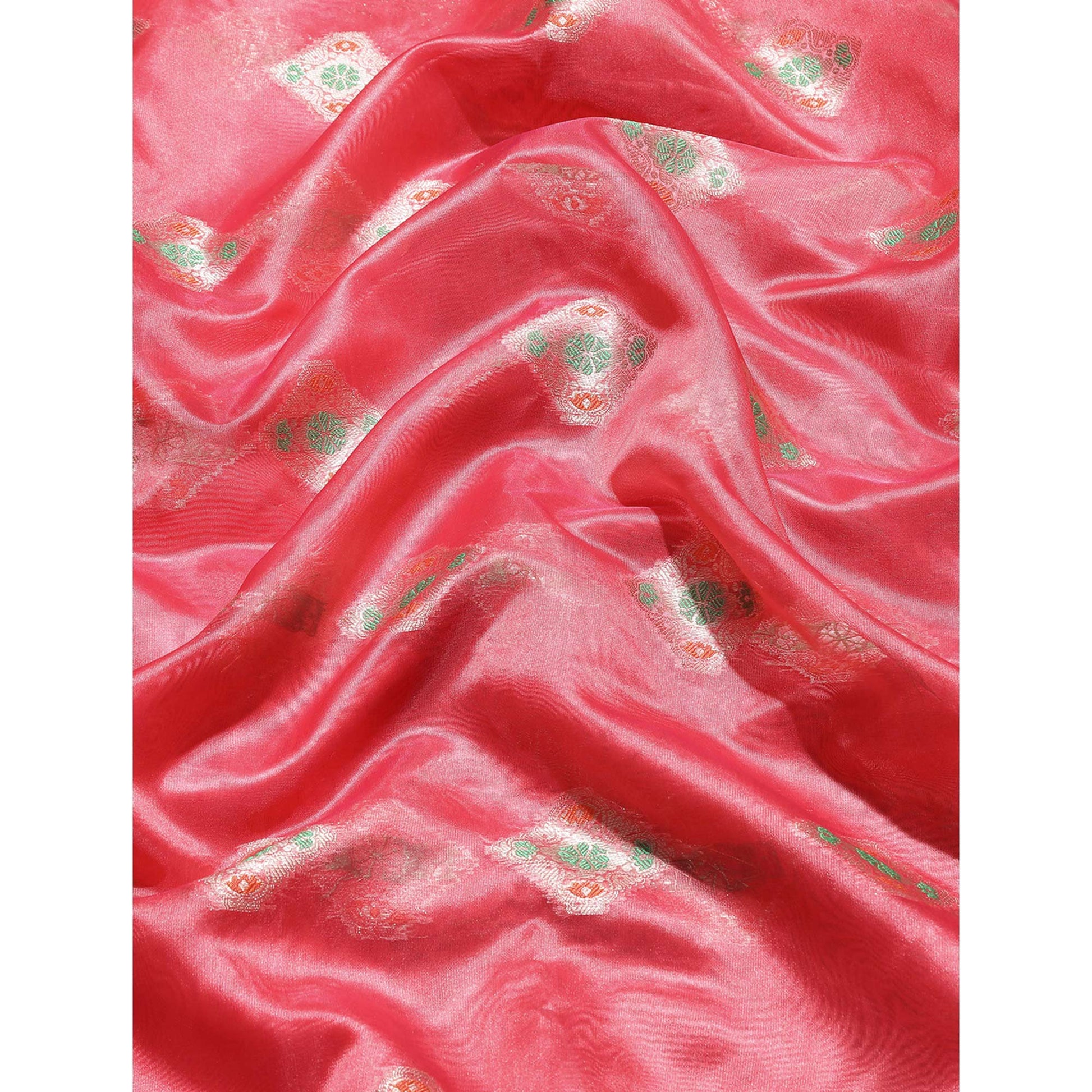 Gajari Woven Organza Saree