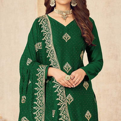 green-embroidered-vichitra-silk-suit