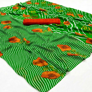 16-green-floral-digital-printed-georgette-saree