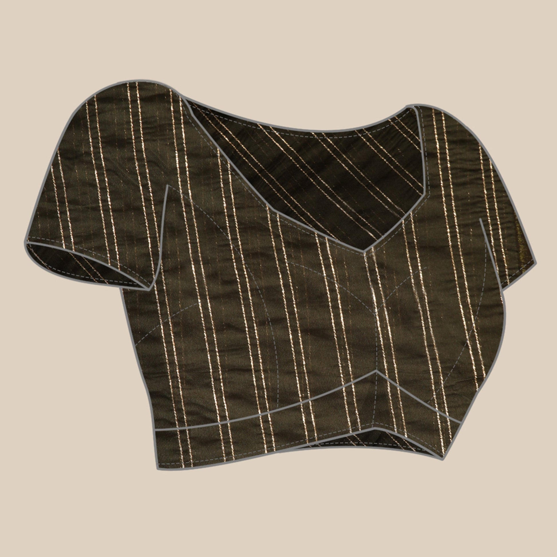 Mehendi Green Swarovski With Embroidery Work Chiffon Saree