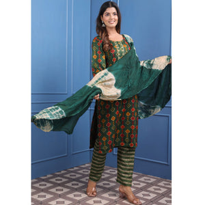 green-floral-foil-printed-rayon-suit