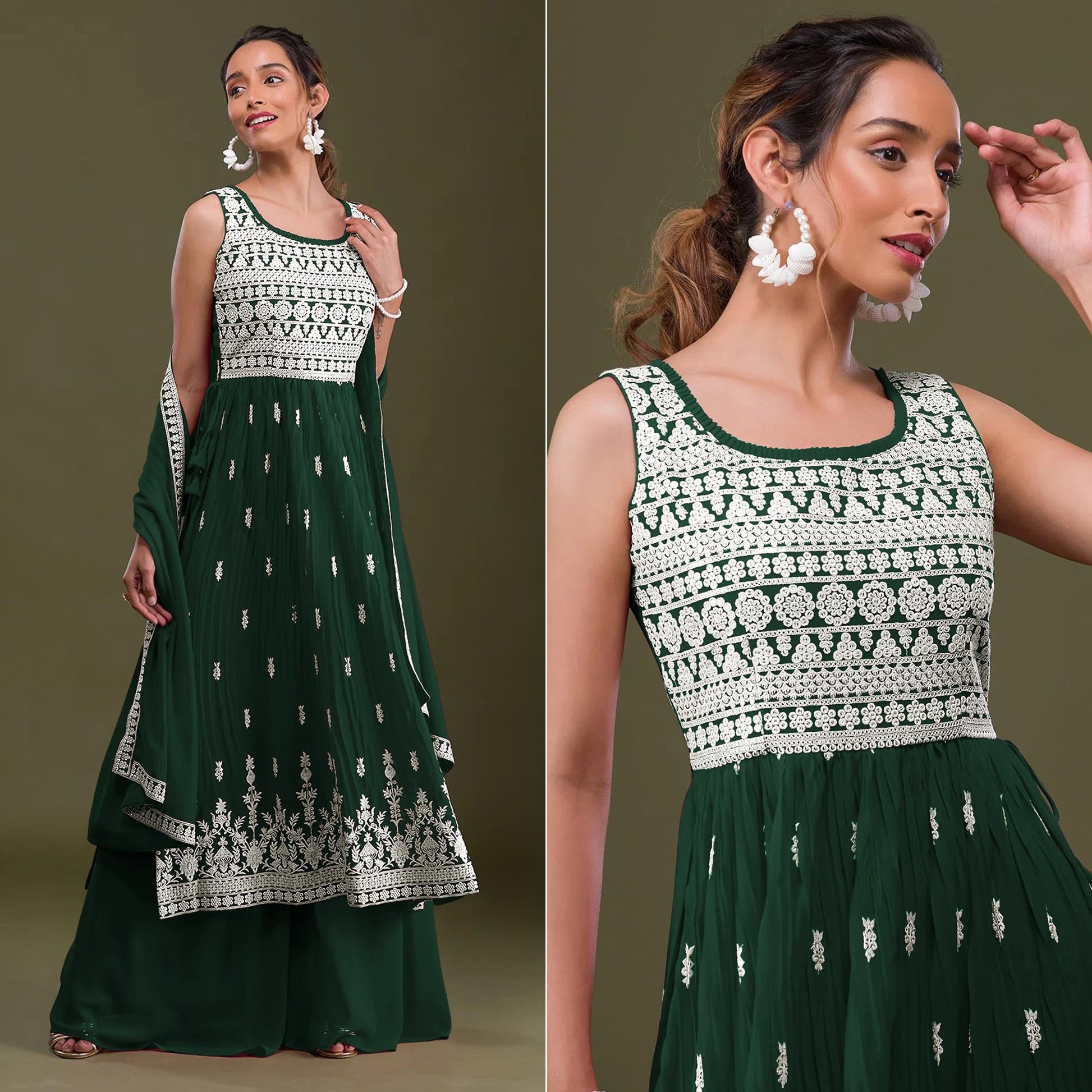 green-embroidered-georgette-naira-cut-semi-stitched-palazzo-suit