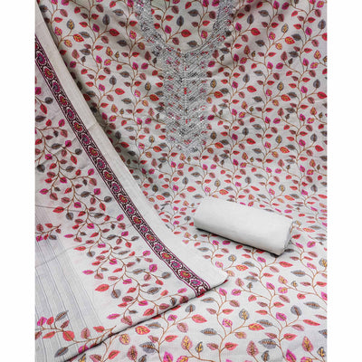 grey-floral-printed-mirror-work-pure-cotton-dress-material