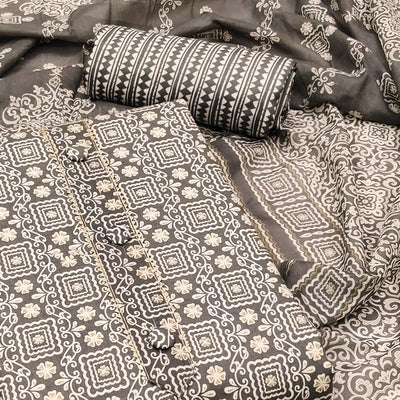 grey-floral-printed-cotton-dress-material-1