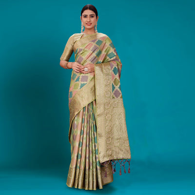 green-woven-organza-saree-with-tassels-17