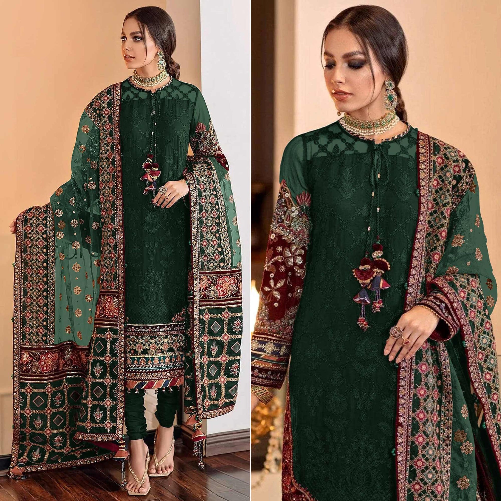 green-sequins-embroidered-georgette-pakistani-suit