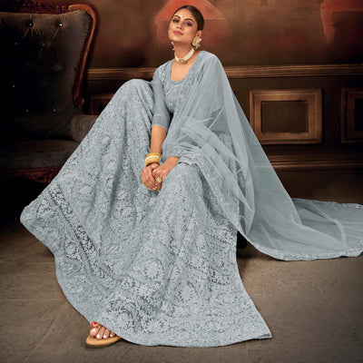 grey-embroidered-netted-lehenga-choli