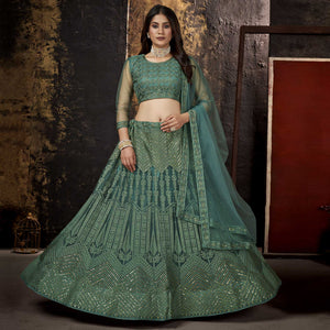 green-sequins-embroidered-net-lehenga-choli-1