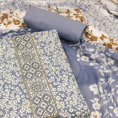 grey-floral-printed-pure-cotton-dress-material