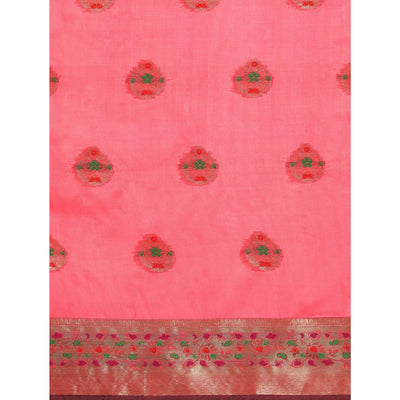 Gajari Woven Organza Saree
