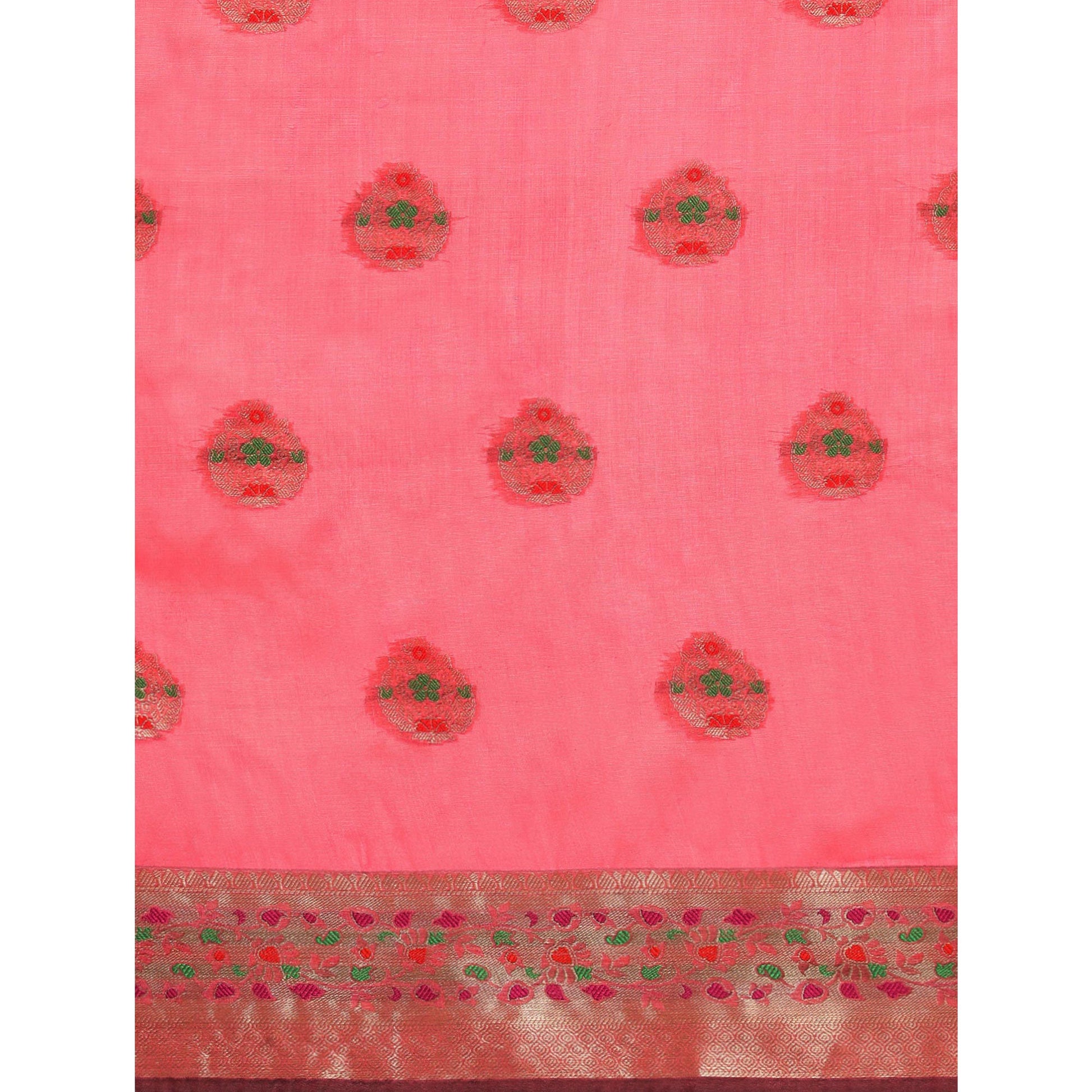 Gajari Woven Organza Saree