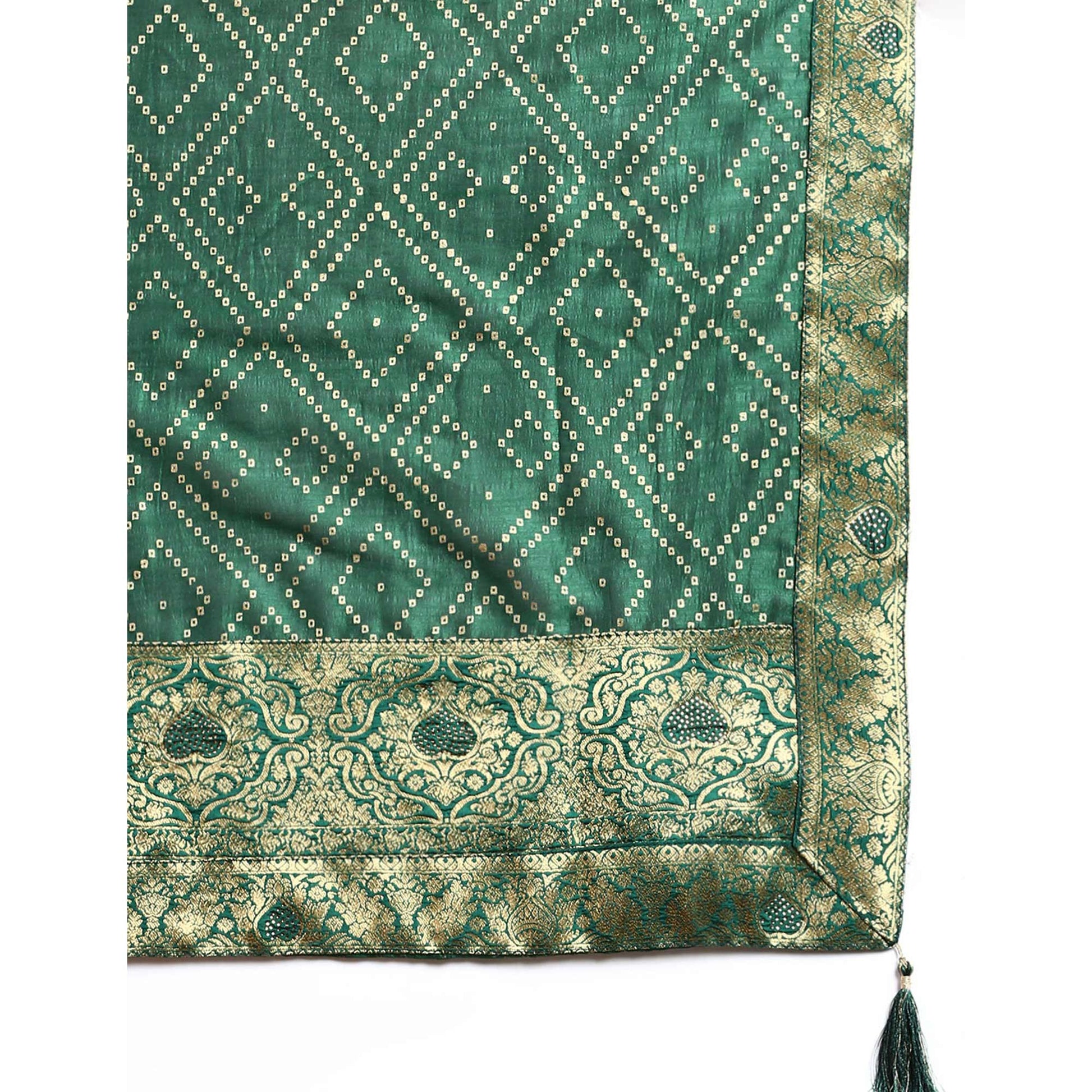 green-foil-printed-with-swarovski-vichitra-silk-saree-1