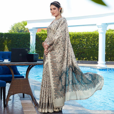 grey-digital-printed-pashmina-saree-1