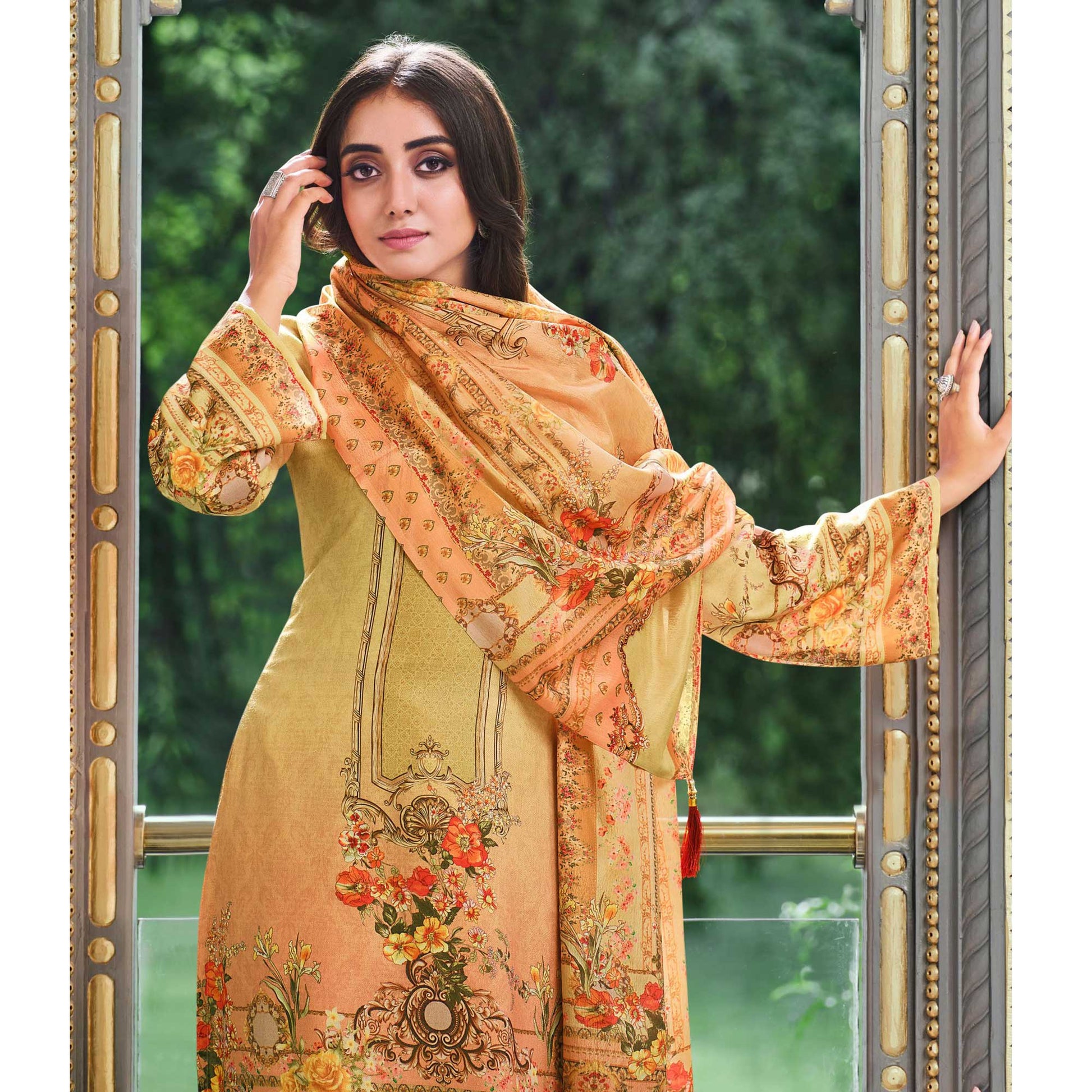 green-and-peach-digital-printed-with-daman-embroidered-pure-cotton-pakistani-suit