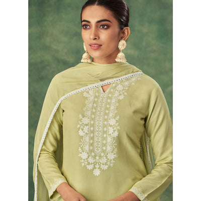 green-floral-lucknowi-rayon-palazzo-suit