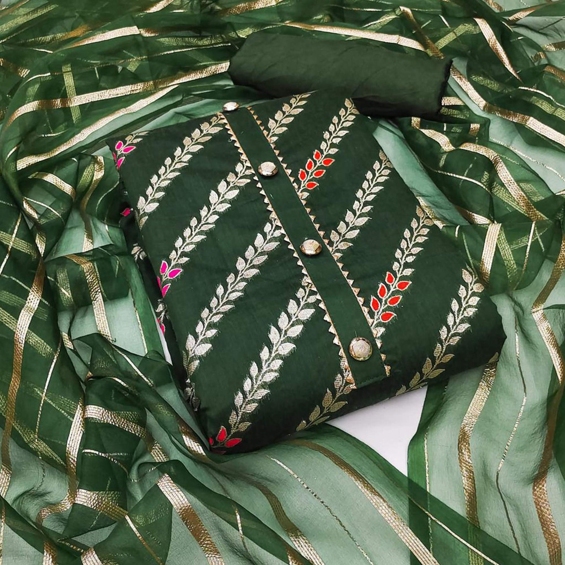 green-woven-banarasi-silk-dress-material-2
