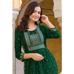 green-printed-rayon-naira-cut-kurti