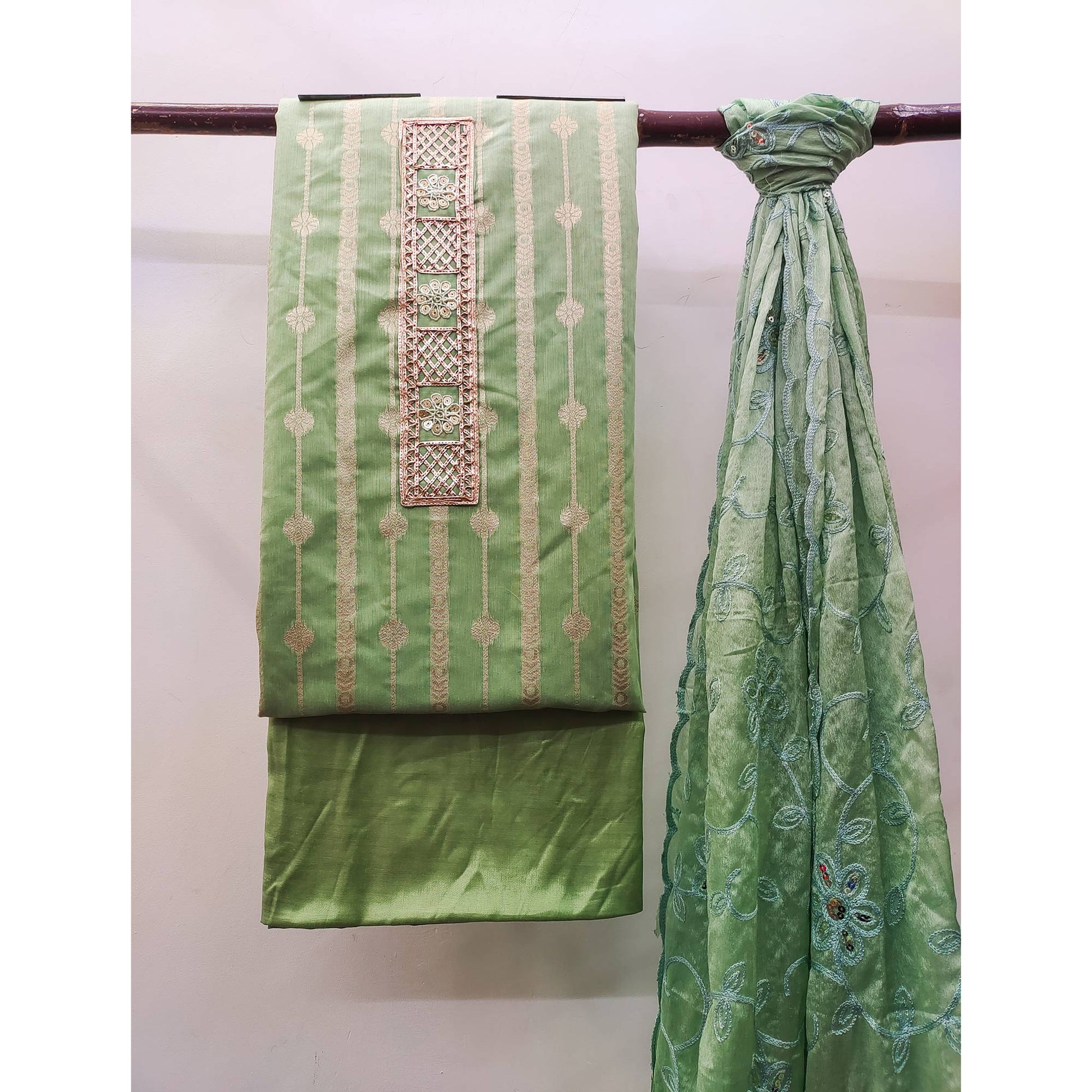 green-woven-banarasi-silk-dress-material-3