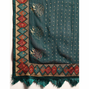 green-foil-printed-with-swarovski-zomato-silk-saree