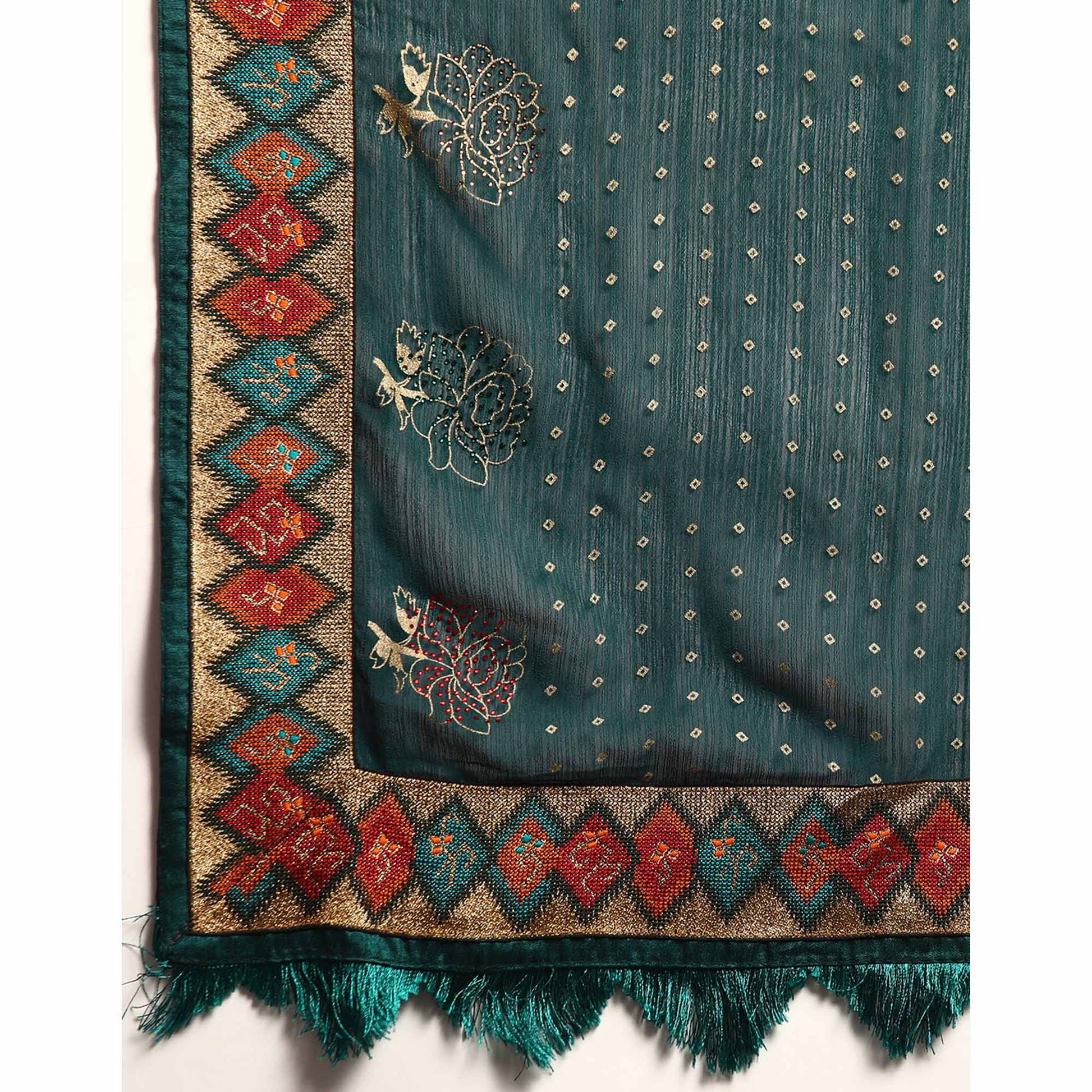 green-foil-printed-with-swarovski-zomato-silk-saree