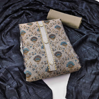 grey-floral-printed-chanderi-dress-material