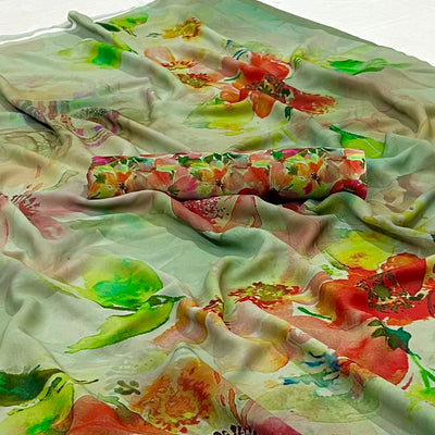 green-floral-digital-printed-georgette-saree