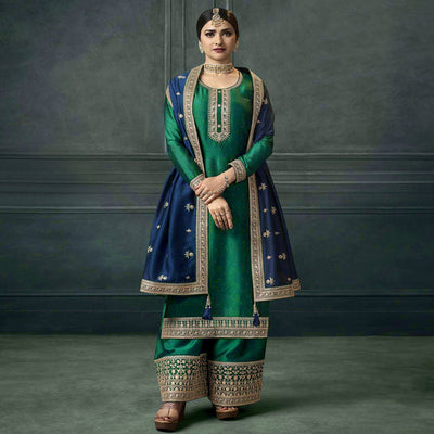 green-embroidered-georgette-semi-stitched-palazzo-suit