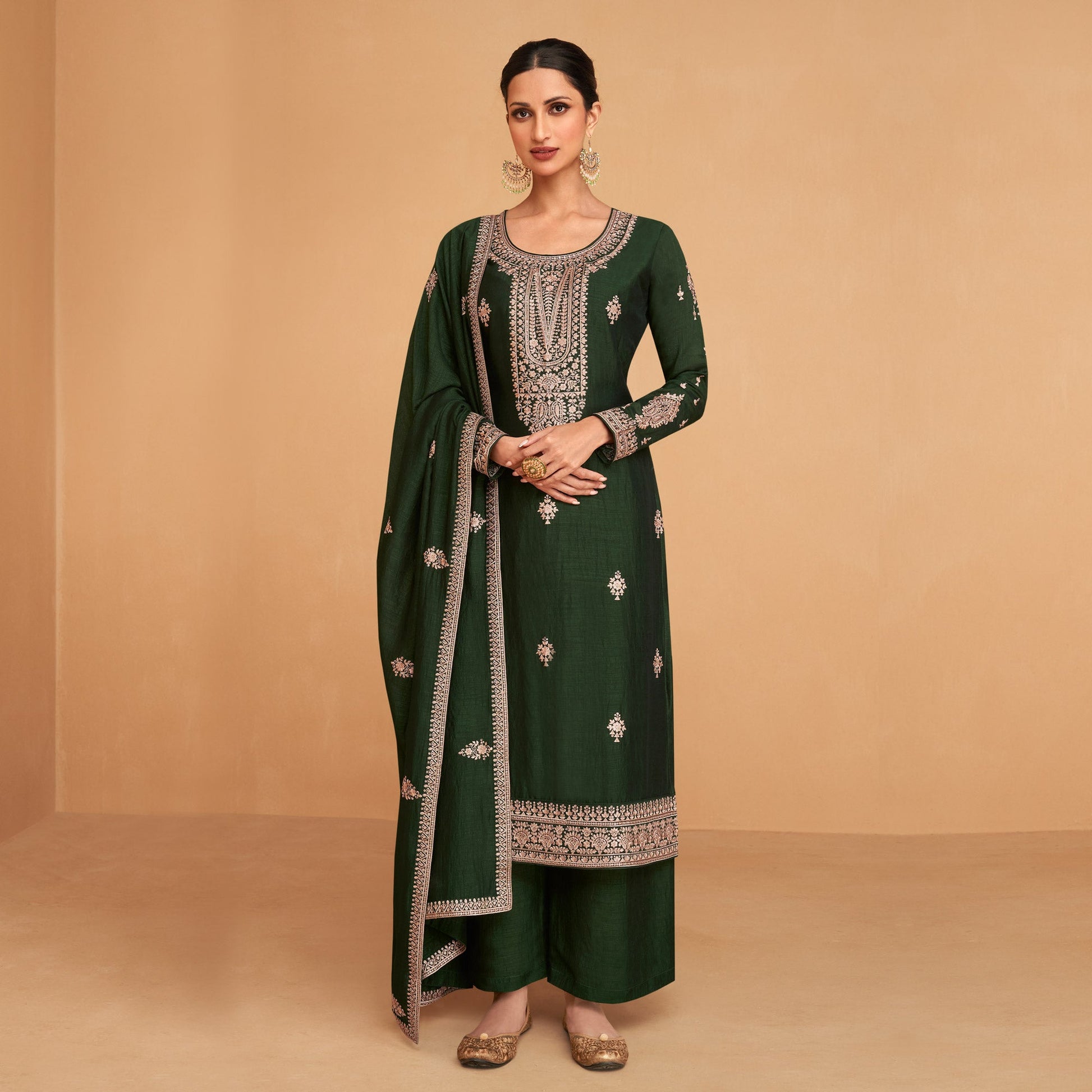 green-embroidered-art-silk-palazzo-suit