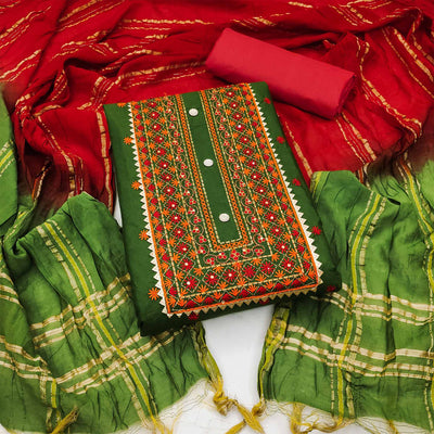 green-floral-embroidered-poly-cotton-dress-material-1
