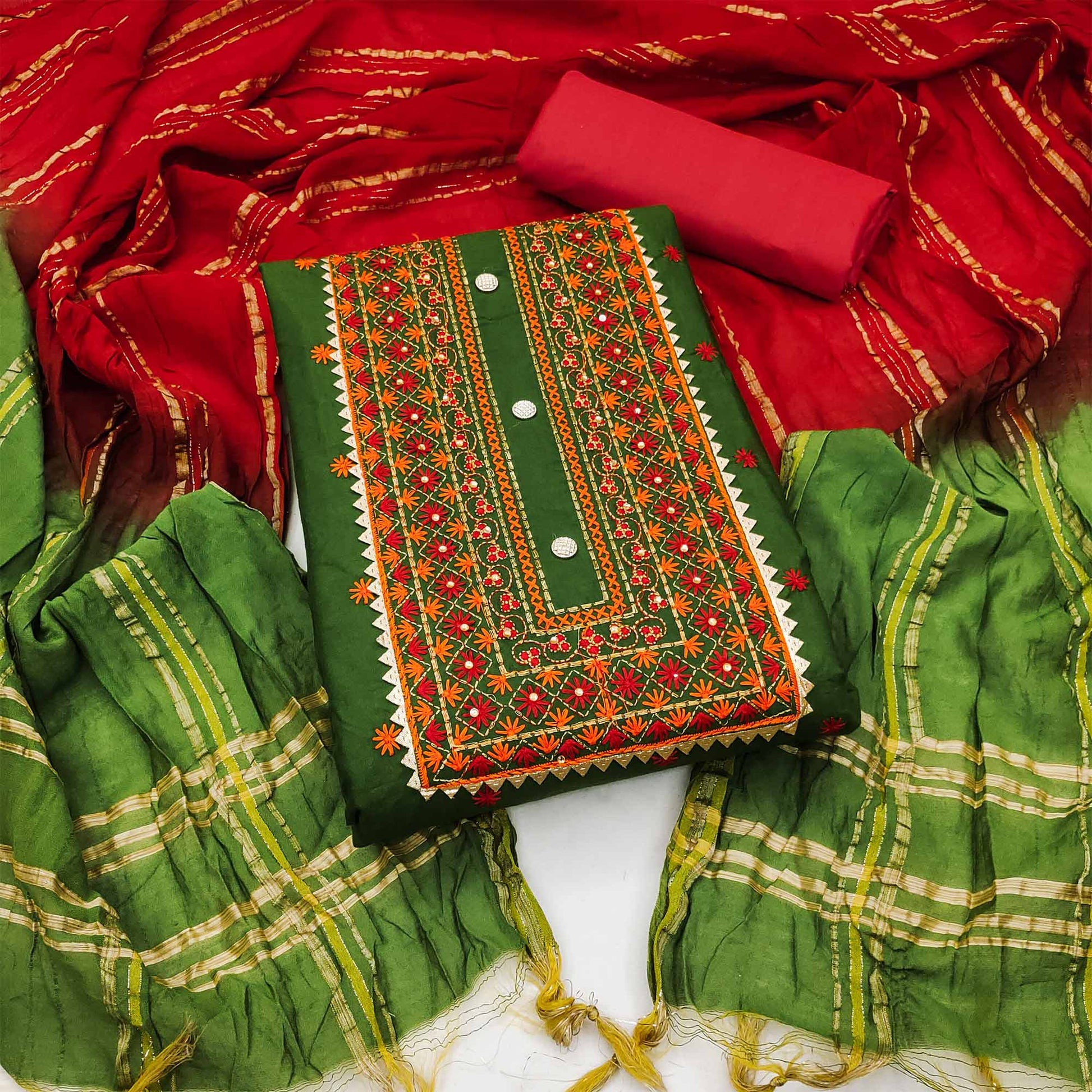 green-floral-embroidered-poly-cotton-dress-material-1