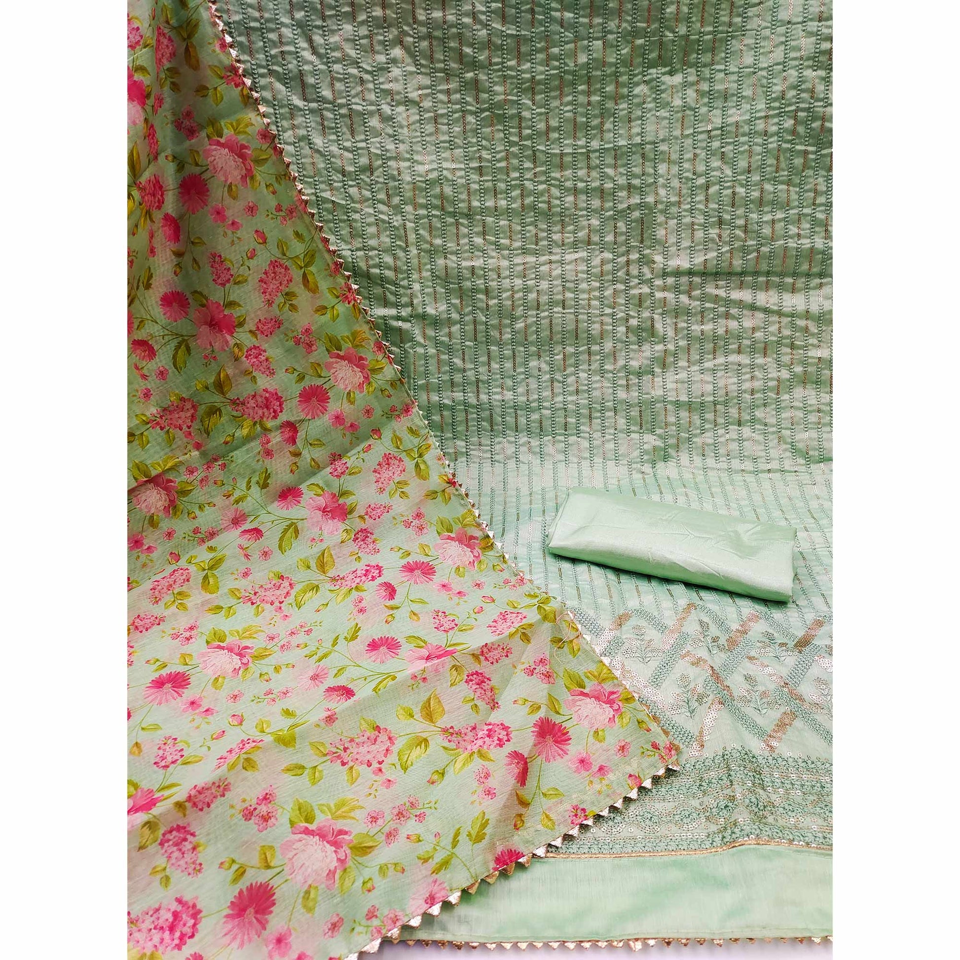 green-sequence-embroidered-chanderi-dress-material-1