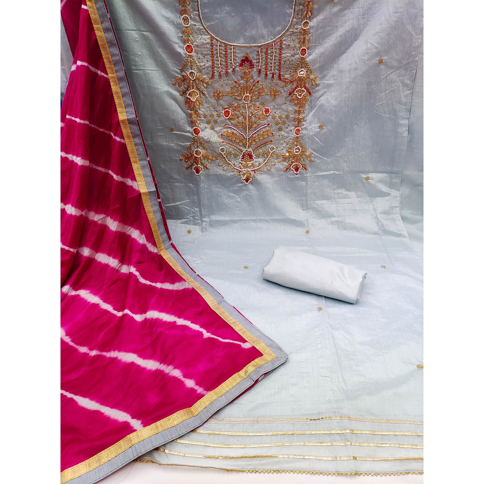 8-grey-embroidered-chanderi-dress-material