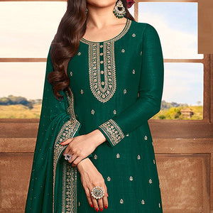 green-floral-embroidered-georgette-semi-stitched-palazzo-suit-1